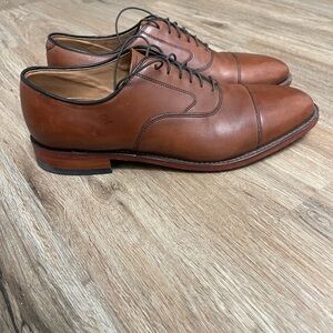 Johnston & Murphy Tan Leather Oxfords size 10.5
